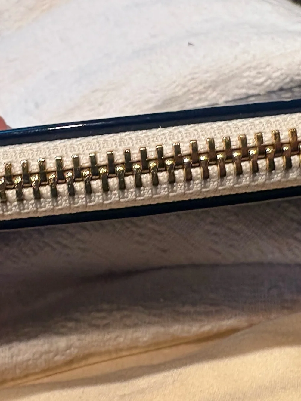 Kate Spade Navy Larabee Dot Pen & Pencil Pouch